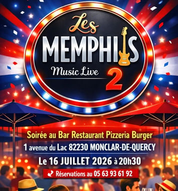 Le duo Les Memphis 2 guitare voix harmonica en live