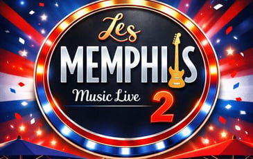 Le duo Les Memphis 2 guitare voix harmonica en live