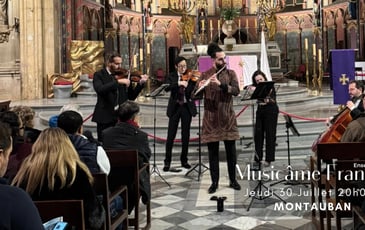 Concert à Montauban : Ravel, Debussy, Cantemir, Mozart, Bach, Puccini, Piazzolla, Vivaldi