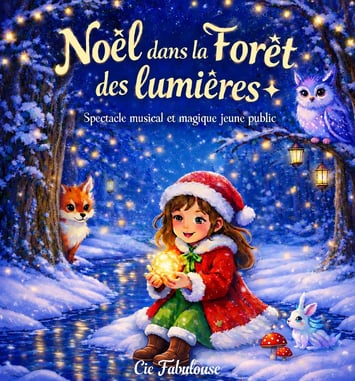 Noël dans la forêt des lumières