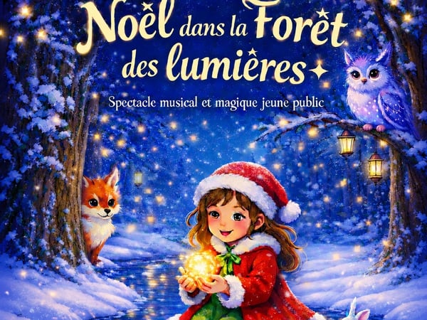 Noël dans la forêt des lumières