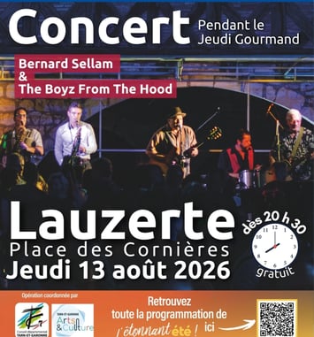 Bernard Sellam & The Boyz From The Hood — Concert Rhythm & Blues