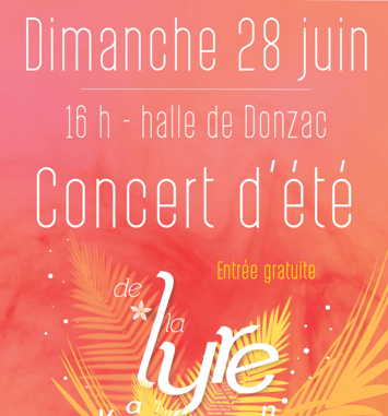 Concert d’été de la Lyre Valencienne