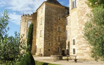 Visite des jardins à la française du château