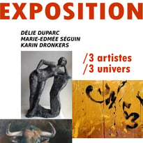 3 artistes, 3 univers