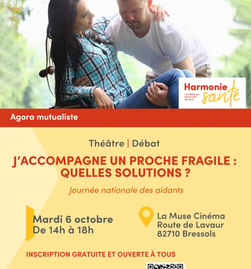Théâtre-débat — « J'accompagne un proche fragile : quelles solutions ? »